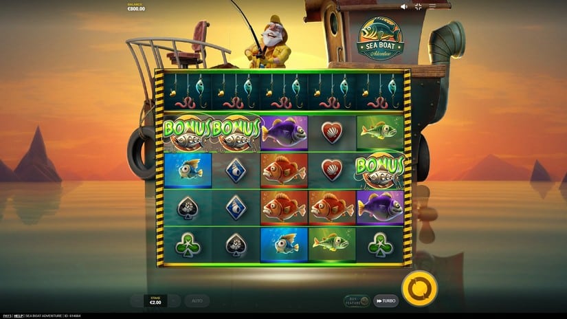 Sea Boat Adventure slot screen 2