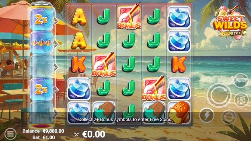 Sweet Wilds slot screen 2