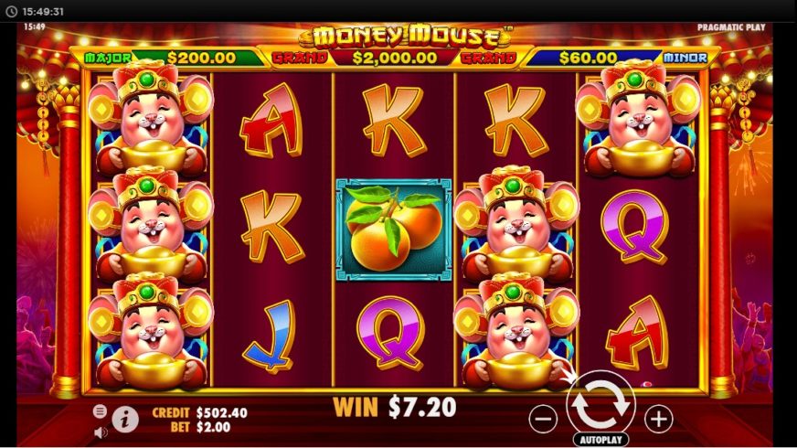 Money Mouse slot screen 2