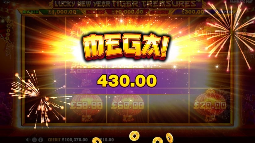 Lucky New Year – Tiger Treasures slot screen 5