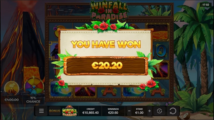 Winfall in Paradise slot screen 7