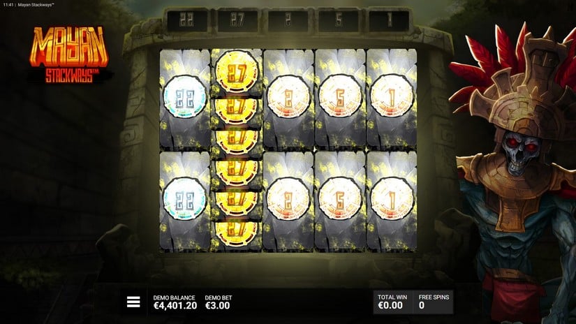 Mayan Stackways slot screen 5