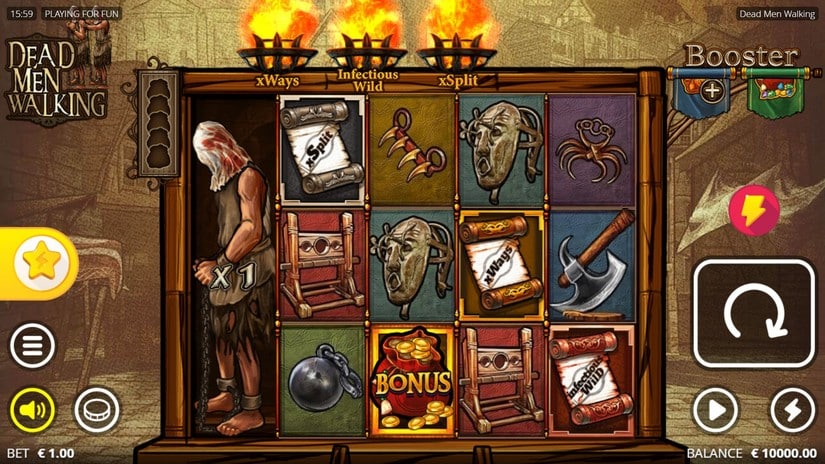Dead Men Walking slot screen 1