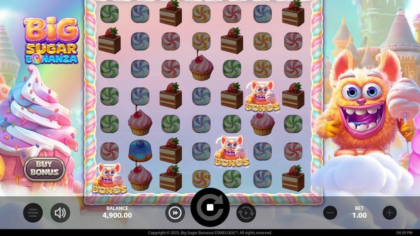 Big Sugar Bonanza Xmas slot screen 2