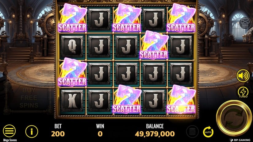 Mega Sevens slot screen 2