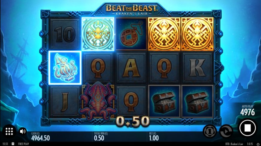 Beat the Beast: Kraken’s Lair slot screen 2