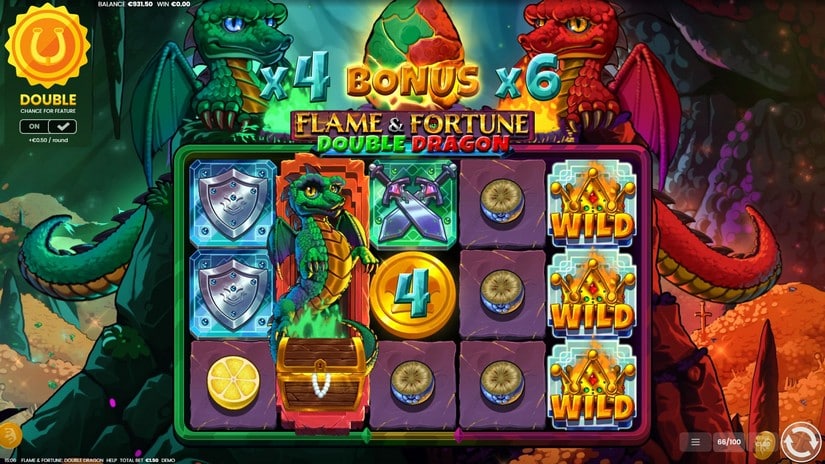 Flame & Fortune Double Dragon slot screen 4