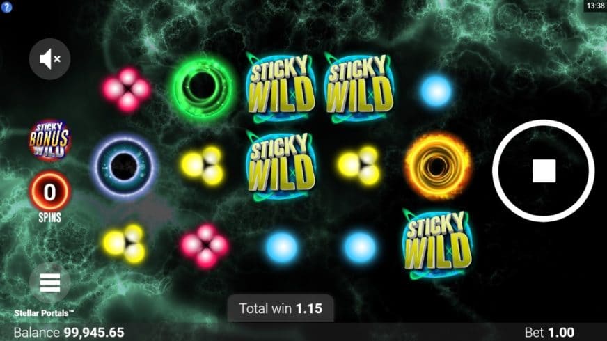 Stellar Portals slot screen 4