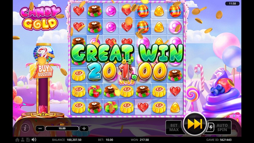 Candy Gold slot screen 2