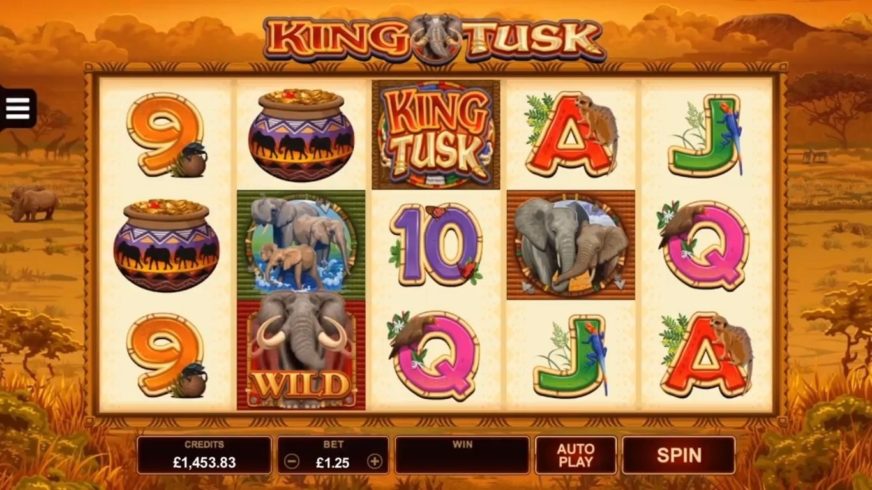 King Tusk slot screen 1