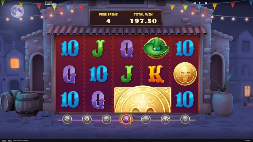Golden Calaveras slot screen 6