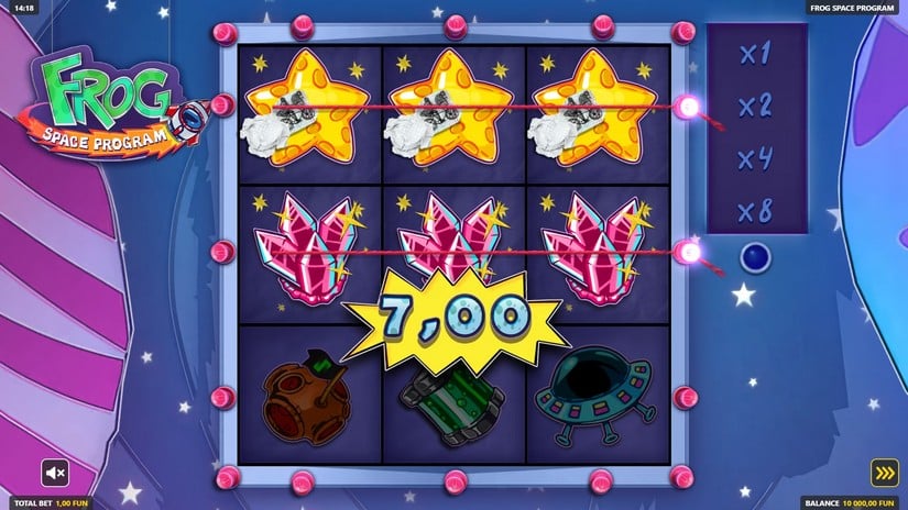 Frog Space Program slot screen 3