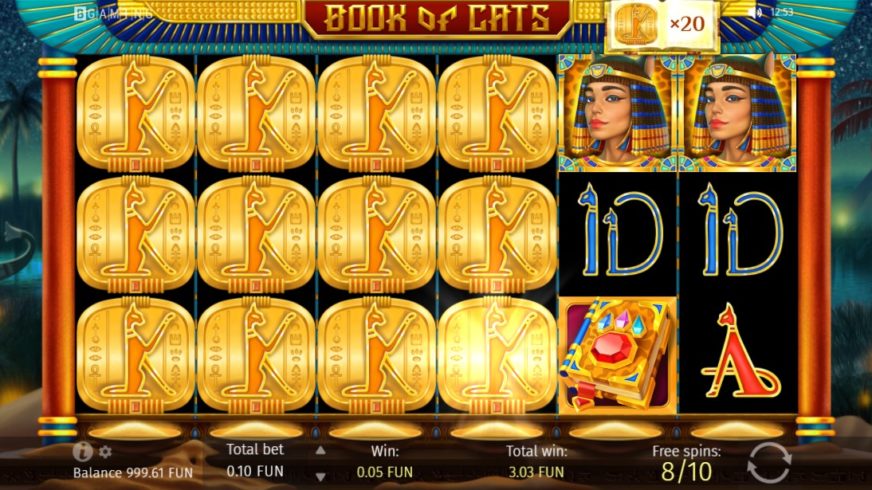 Book Of Cats slot screen 6