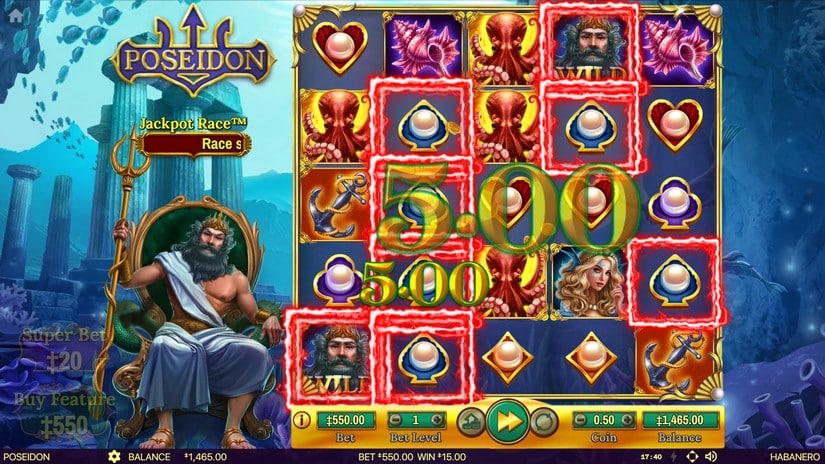 Poseidon slot screen 4