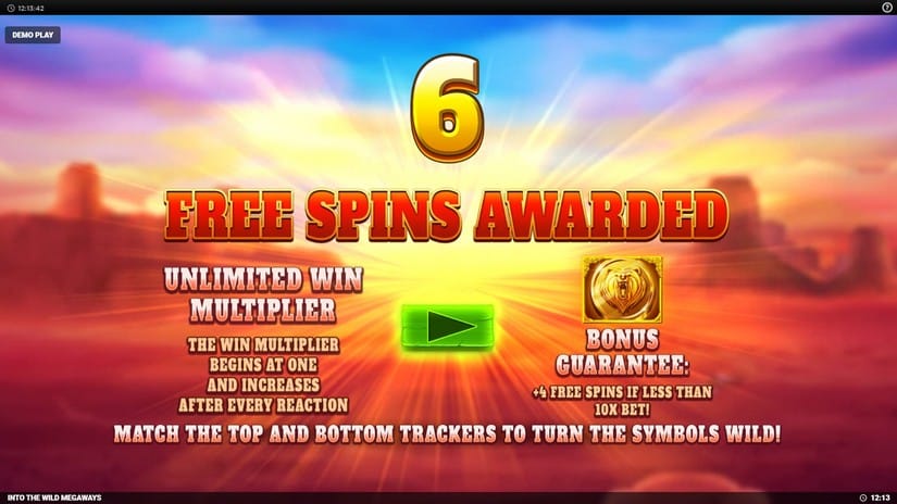 Into the Wild Megaways slot screen 5