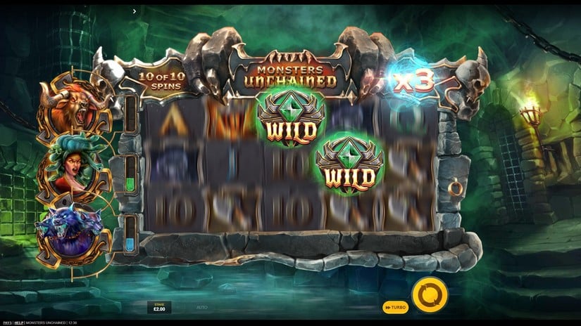 Monsters Unchained slot screen 2