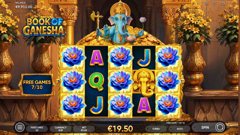 Book of Ganesha slot screen 4