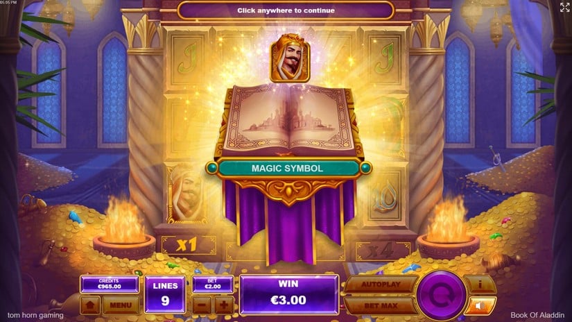 Book of Aladdin slot screen 6