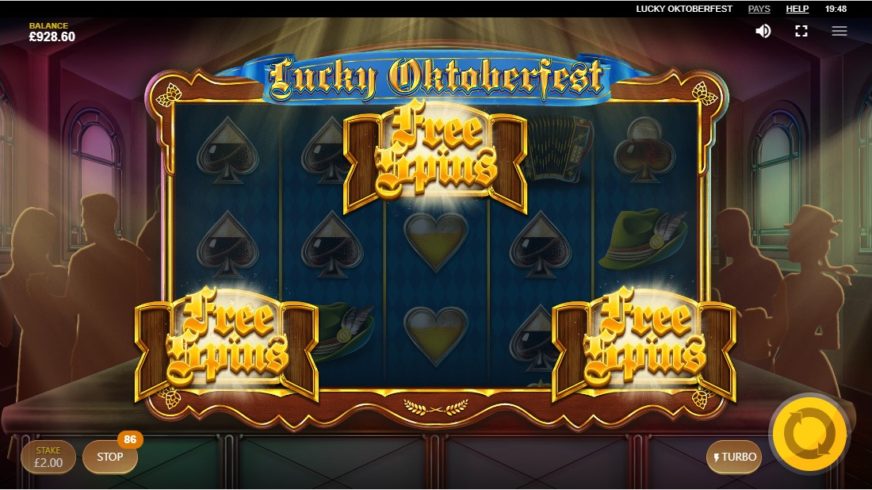 Lucky Oktoberfest slot screen 2