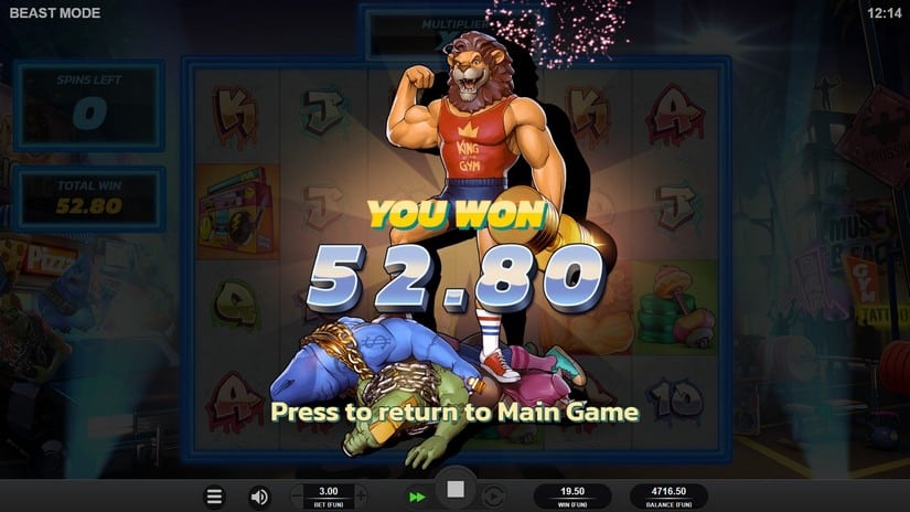 Beast Mode slot screen 6