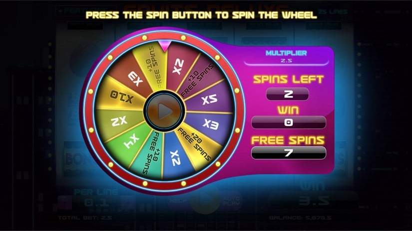 Fruits Deluxe slot screen 3