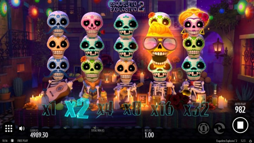 Esqueleto Explosivo 2 slot screen 2