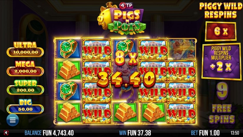 4TP Pigs N’ Pots slot screen 5