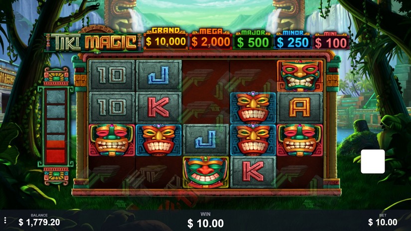Tiki Magic slot screen 2