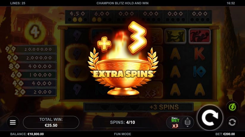 Champion Blitz Hold and Win slot screen 4