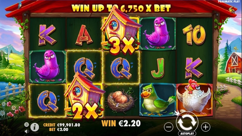 The Tweety House slot screen 3