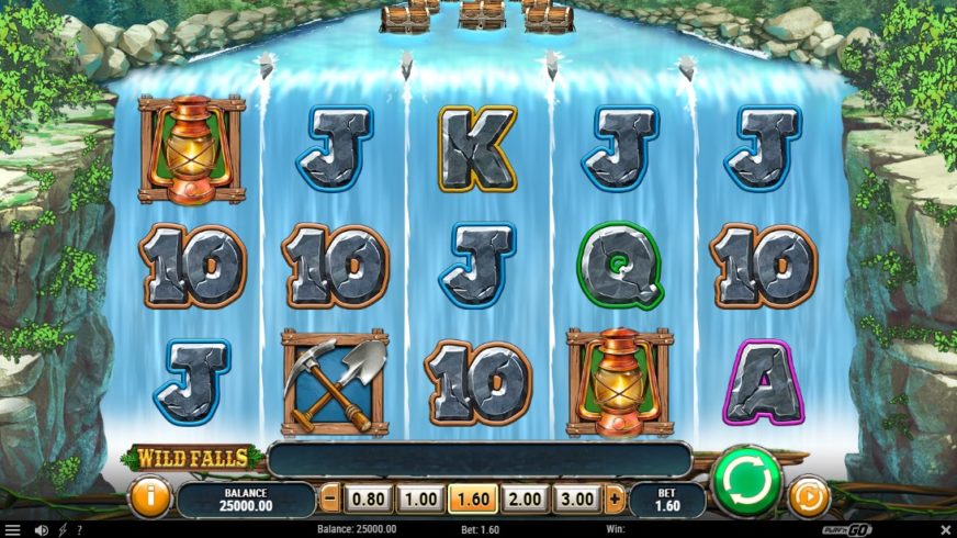 Wild Falls slot screen 1
