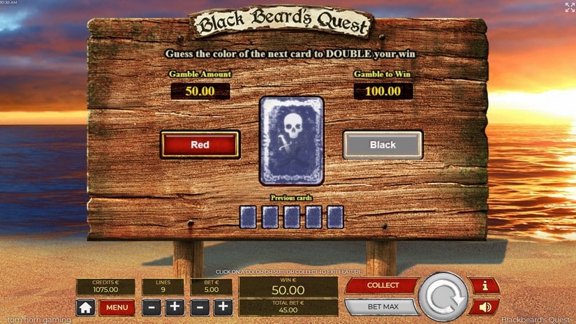 Blackbeards Quest slot screen 4