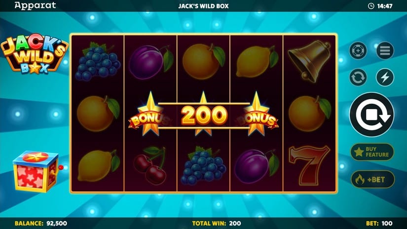 Jack’s Wild Box slot screen 2
