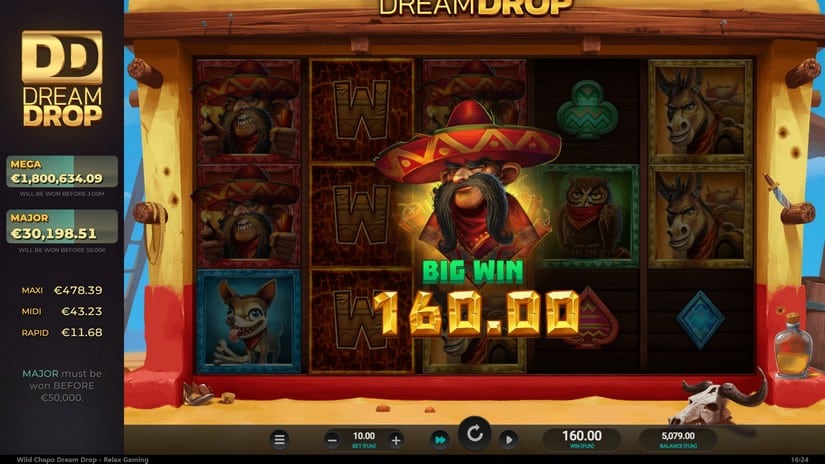 Wild Chapo Dream Drop slot screen 4