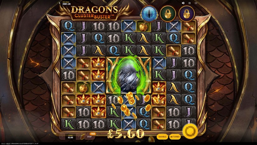 Dragons Clusterbuster slot screen 6