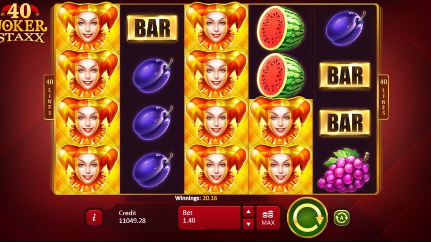 Joker Expand: 40 lines slot screen 1