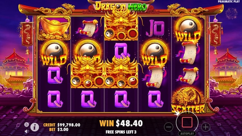 Dragon Hero slot screen 7