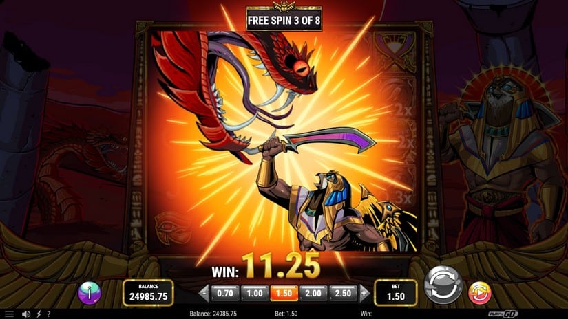 Ra’s Reckoning slot screen 5