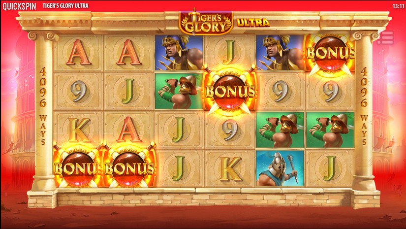 Tigers Glory Ultra slot screen 3