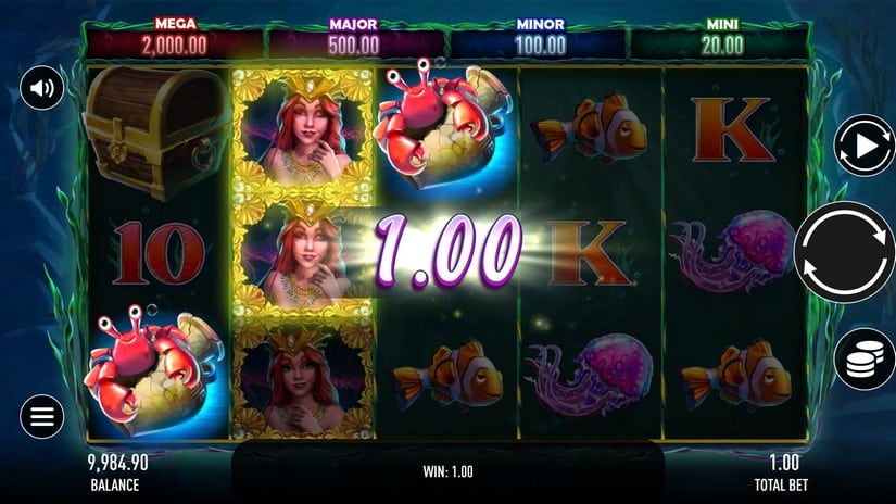 Sea Secret slot screen 2
