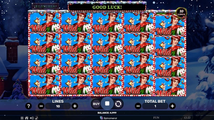 Jokers Charms Xmas slot screen 6