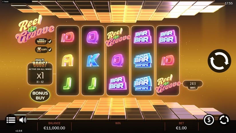 Reel the Groove slot screen 1