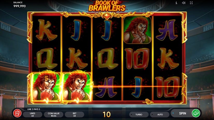Book of Brawlers slot screen 3