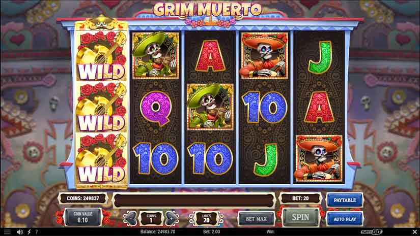 Grim Muerto slot screen 3