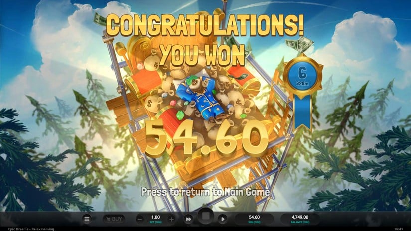 Epic Dreams slot screen 5