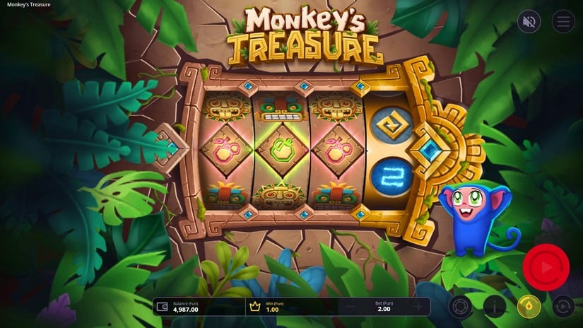 Monkey’s Treasure slot screen 3