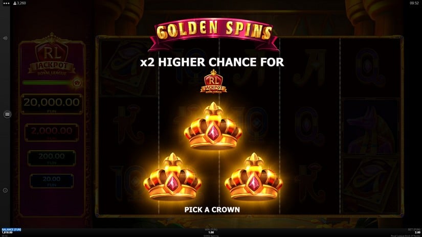 Book of Raider slot screen 3