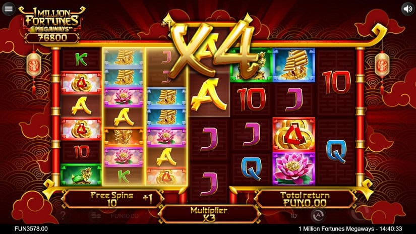 1 Million Fortunes Megaways slot screen 4