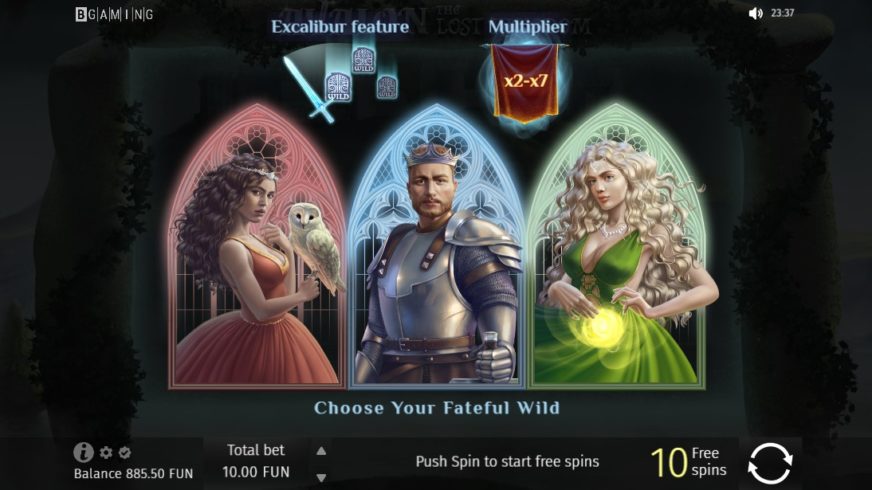 Avalon: The Lost Kingdom slot screen 4