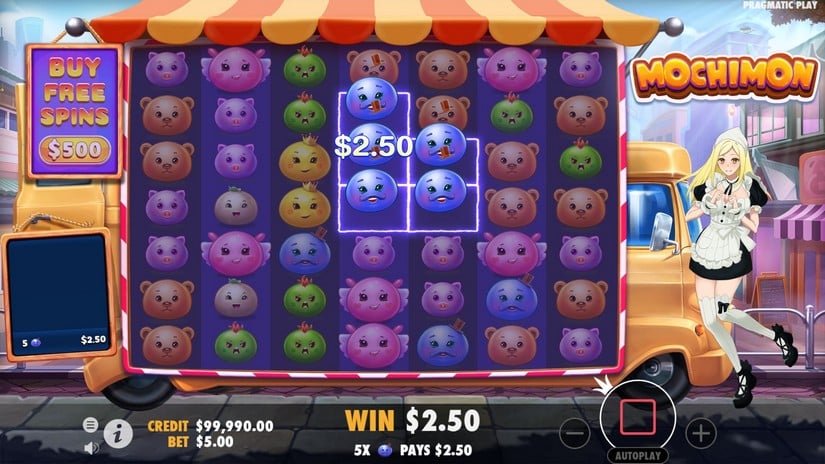 Mochimon slot screen 2